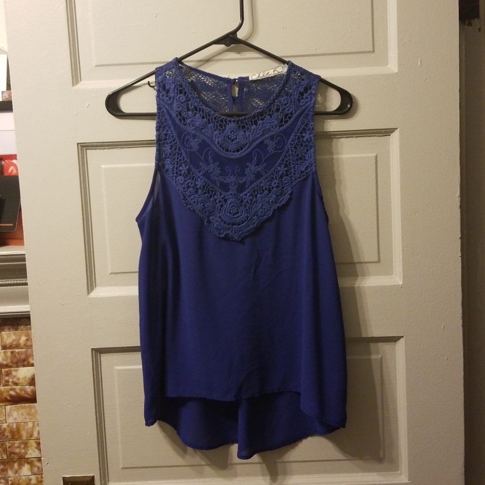 blue dress top